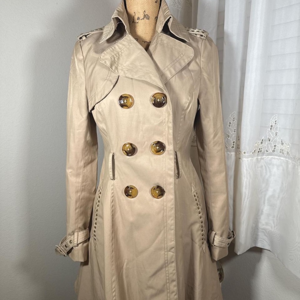 Miss Sixty Classic Tan Trench Coat